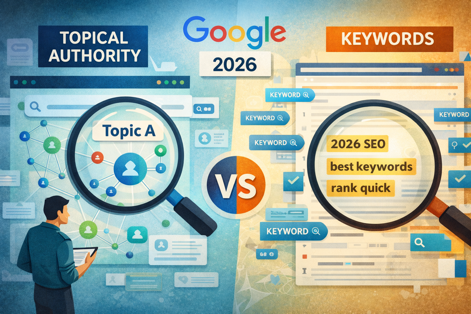 Topical Authority vs Keywords
