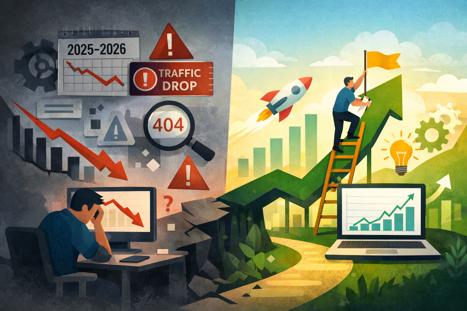 Why Many Websites Lost Traffic in 2025–26 and How to Recover